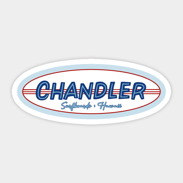 Chandler Surfboards Sticker by Gsweathers